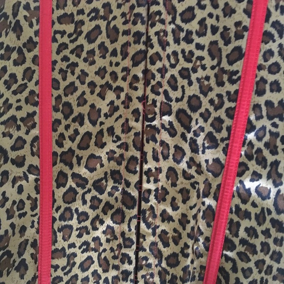🐾MEOW🐾 NWT🏷 Dreamgirls Leopard Corset - Picture 2 of 3