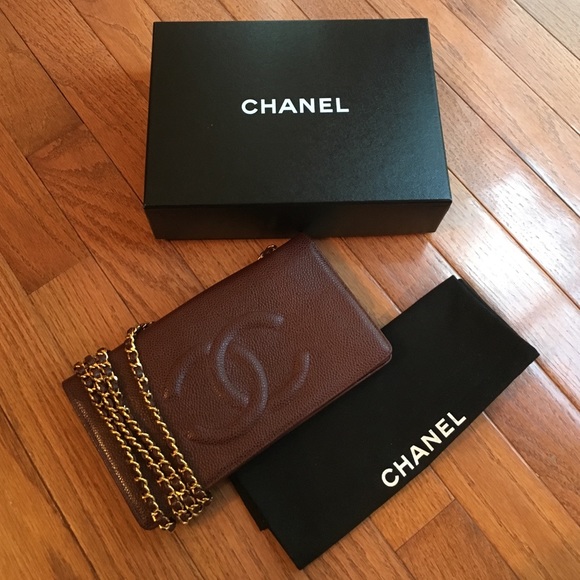 CHANEL Handbags - SOLD 💕 RARE CHANEL WOC WALLET CHAIN