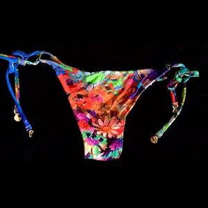 Floral Print Bikini Bottoms