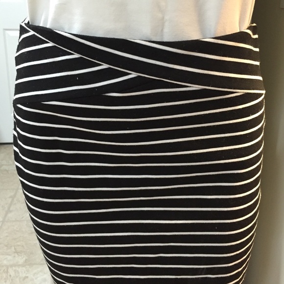 Black and white skirt