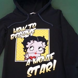 Betty Boop "How To Become A Movie Star" Sweatshrt
