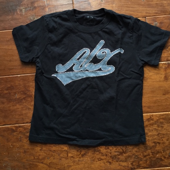 Armani exchange black t shirt