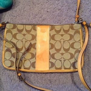 Brown with Carmel coach purse