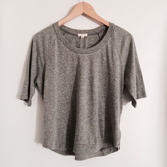 Silence + Noise🍦 Melange Gray T Shirt - Picture 2 of 4