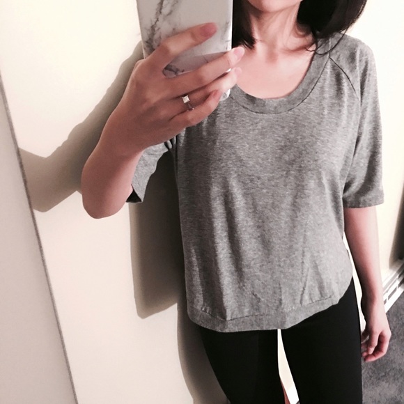 Silence + Noise🍦 Melange Gray T Shirt - Picture 4 of 4