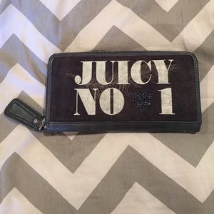 Authentic Juicy Couture zip wallet