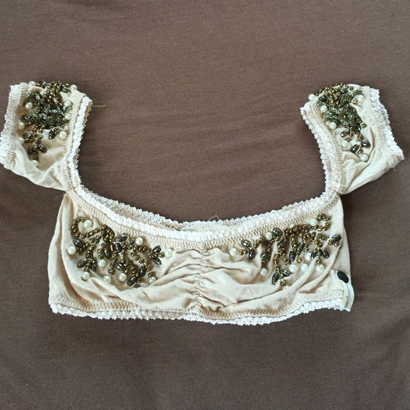 Free people beaded embellished bralette