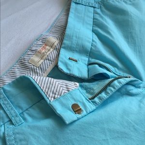 Jcrew light blue chino shorts