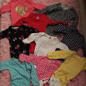 New Born Girl Onesies