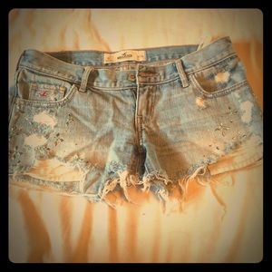 ***SOLD*** Hollister size 0 Jean shorts