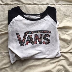 VANS Floral Logo Tee