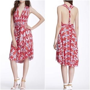Tart Ikat Pleated Halter Dress