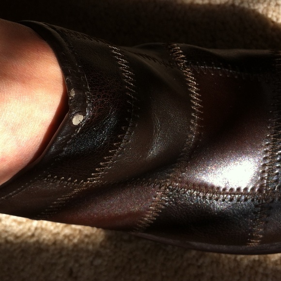 Brown Platform Clogs - Picture 4 of 4