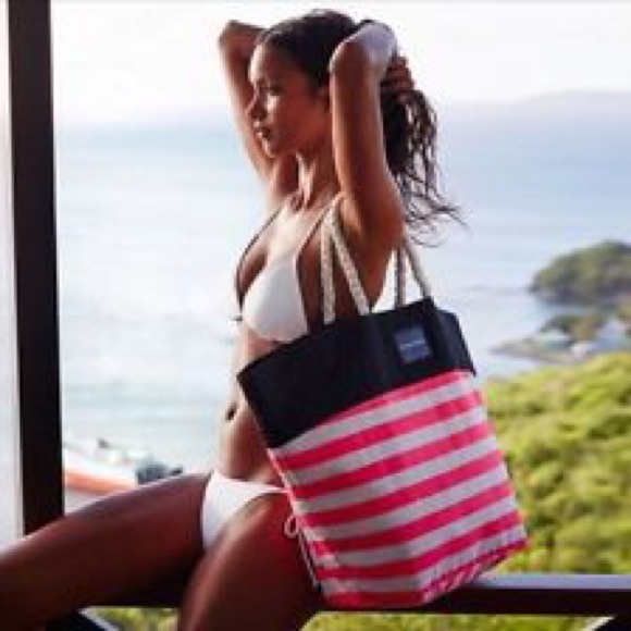 Large Victoria's Secret Swim Tote - Picture 2 of 2
