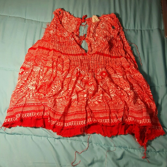 Summer-y, flow-y Free People tank top blouse!