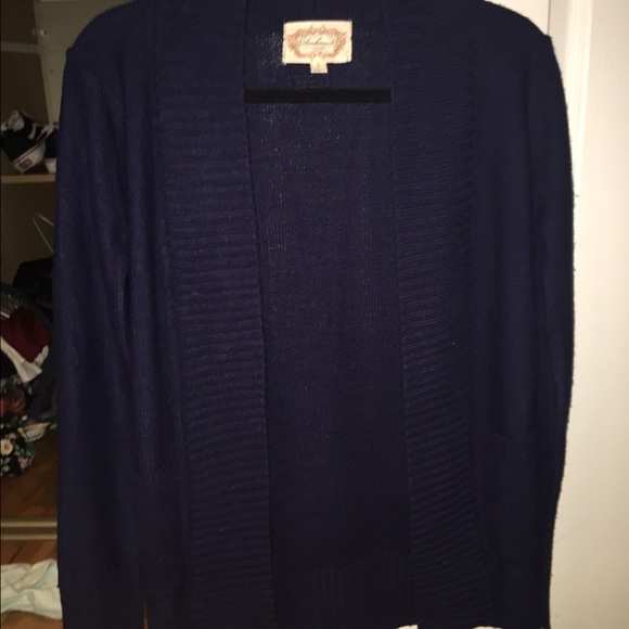 Navy blue cardigan