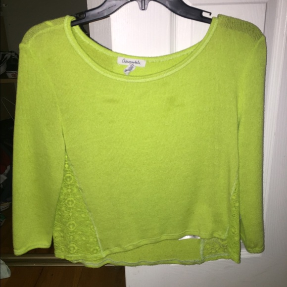 Lime green sweater