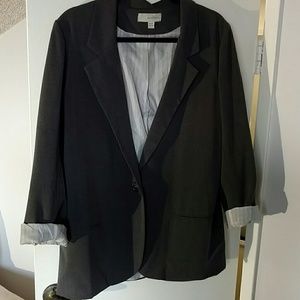 Women's grey boyfriend Blazer