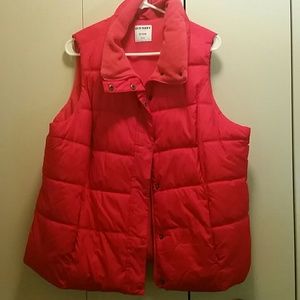 Old Navy Womens Frost Free Vest Red