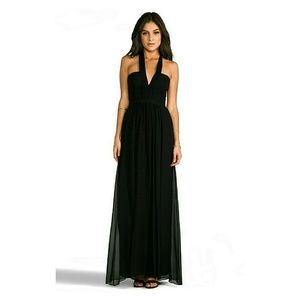 BCBGMAXAZRIA Black Starr Formal Dress