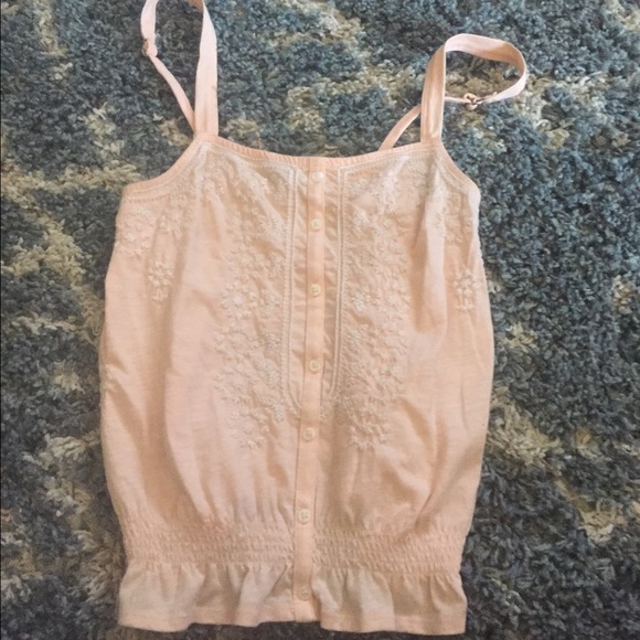 ⭐️ON SALE⭐️Pastel pink button down crop top - Picture 1 of 1