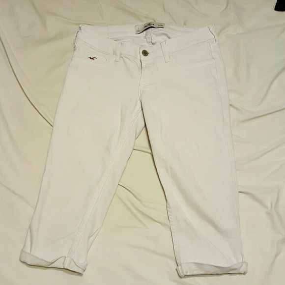 White Hollister capris