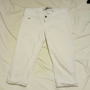 White Hollister capris