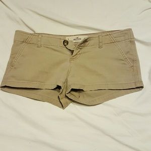 Tan Hollister shorts