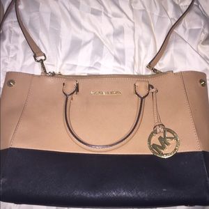 Michael Kors two toned medium size purse