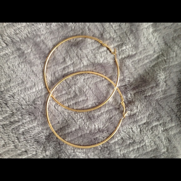 Hoop earrings 3 inch