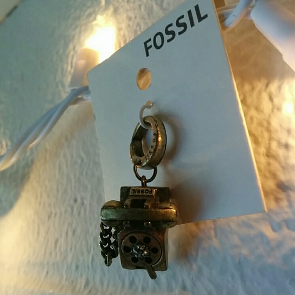 Fossil Telephone Charm