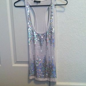 Sparkly tank top