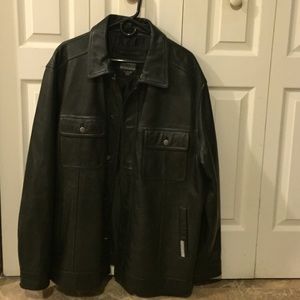 JORDAN Men's leather jacket