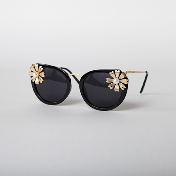 Gold Embellished Sunglasses - Picture 2 of 4