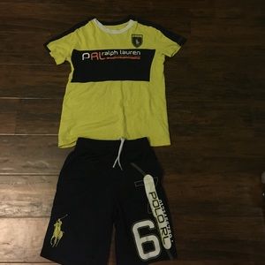 Boys youth size 6 polo outfit