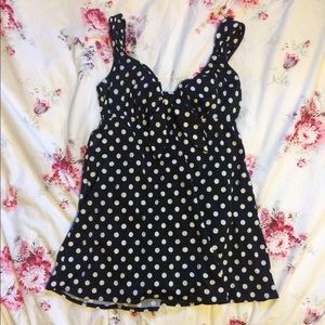 Polka Dotted Swim Suit