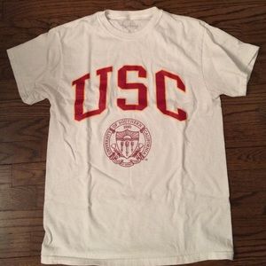 USC White Tee Shirt