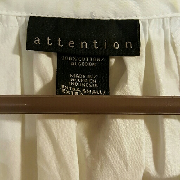 White Puffy 3/4 sleeve