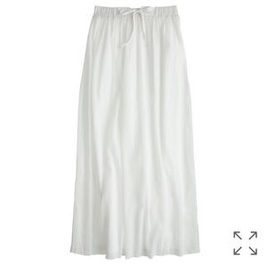 J.Crew White Gauze maxi skirt Sz. XXS