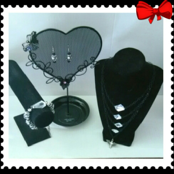 Bedazzle Pearls Faith Necklace Set With Earrings