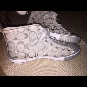 Coach high top sneakers
