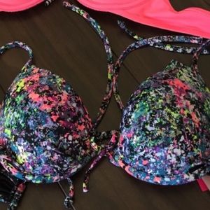 Multi Colored Bathing Suit Top