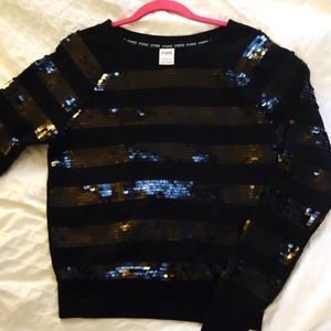 Victoria's Secret PINK black sweatshirt