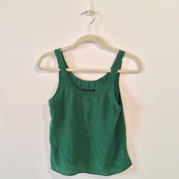 NWT Madewell smocked silk tank
