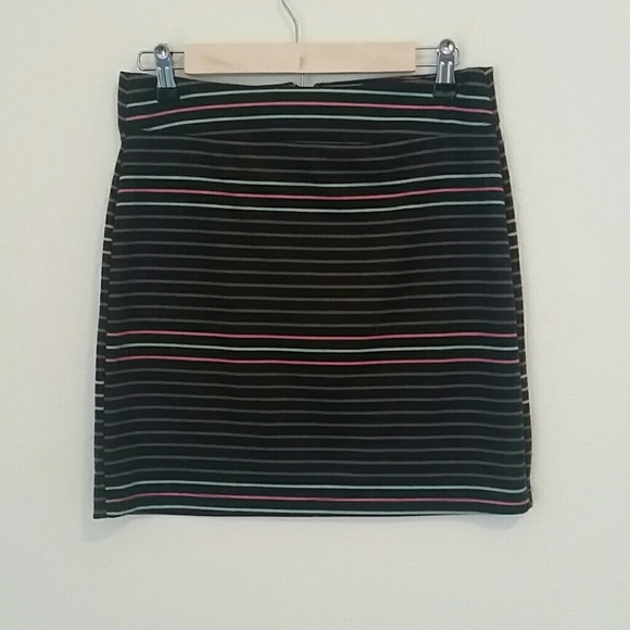 Striped Bodycon Skirt