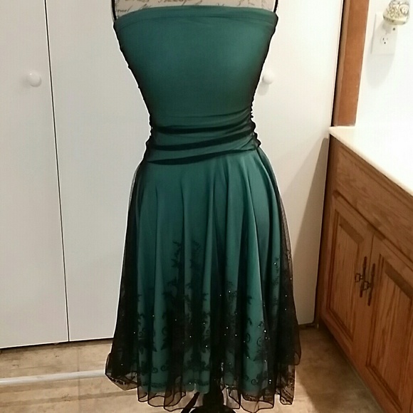 Ruby Rox Dresses & Skirts - Mint Green and black dress. Ruby Rox