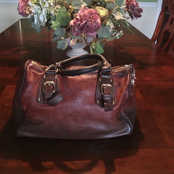 100% Leather Steve Madden Cognac Bag