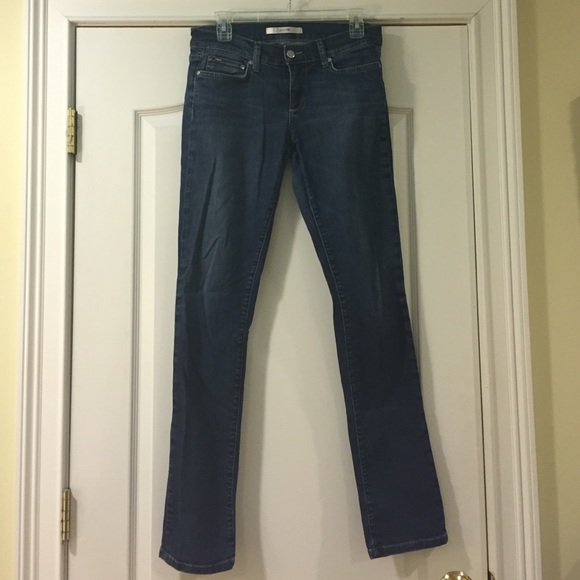 Joe's Jeans low-rise straight cut jeans, size 28