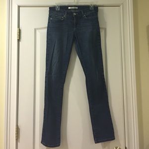 Joe's Jeans low-rise straight cut jeans, size 28