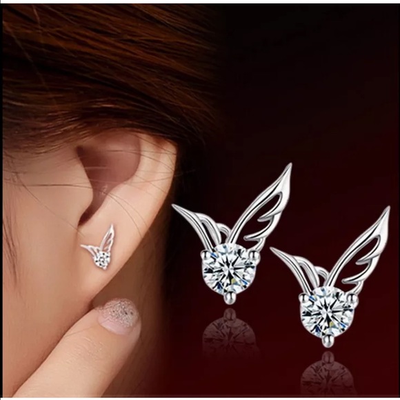 Very cute sterling silver earrings❤️❤️